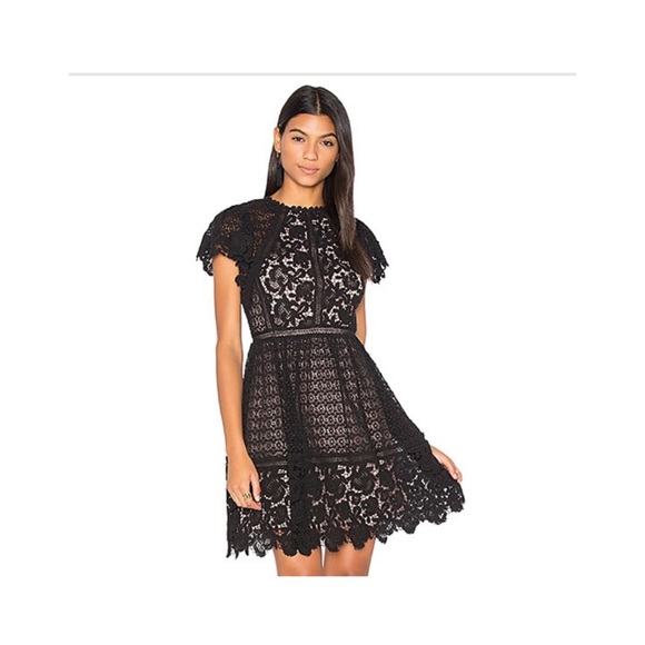 Rebecca Taylor Black Lace Dress - Picture 2 of 16